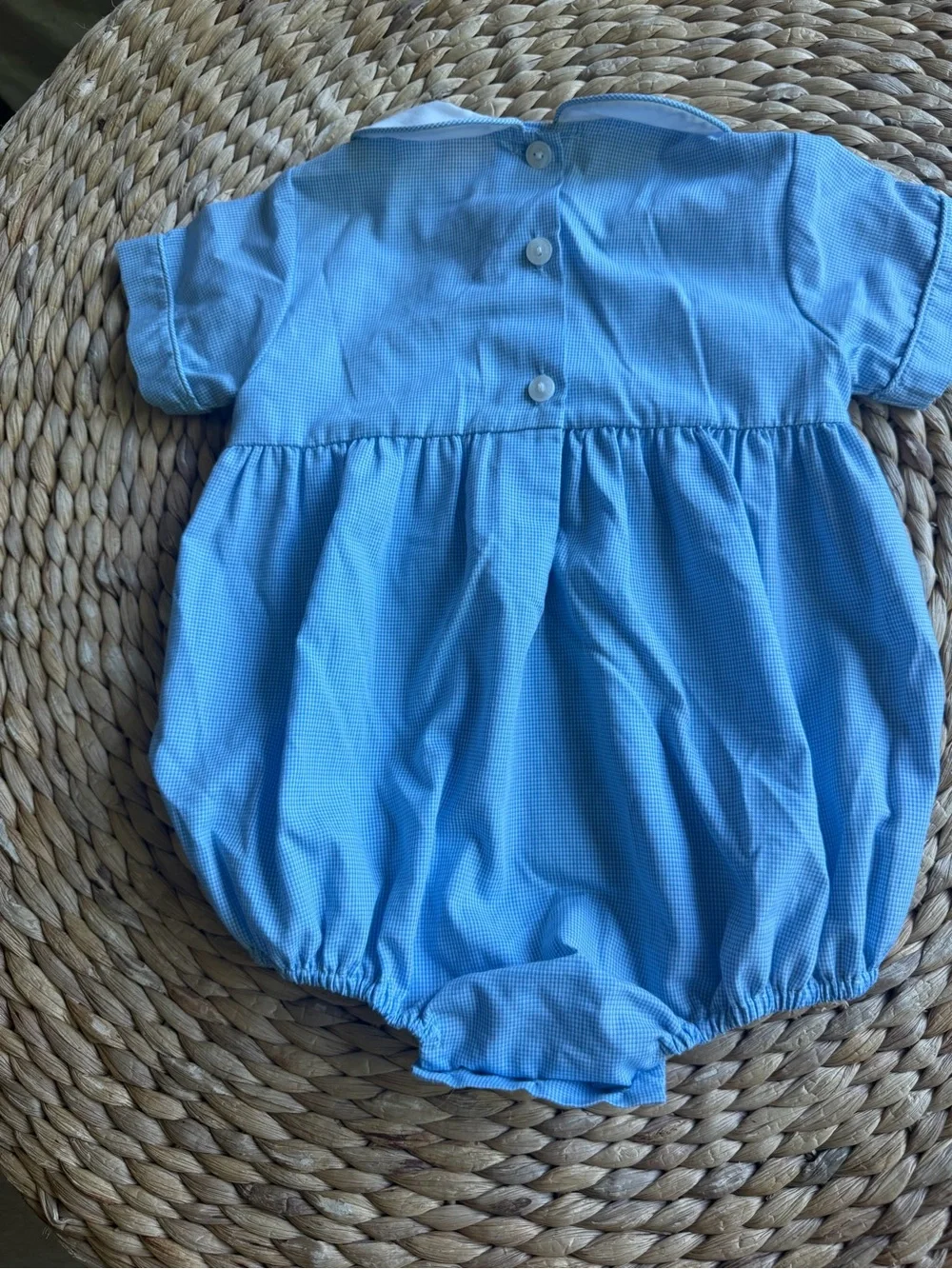 Petit Bebe Angel Smocked Bubble